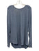 Lululemon Size Est XL Blue Synthetic Heathered Athletic Men's Long Sleeve Shirt Blue / Est XL