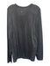 Lululemon Size Est XL Dark Gray Synthetic Heathered Henley Long Sleeve Shirt Dark Gray / Est XL