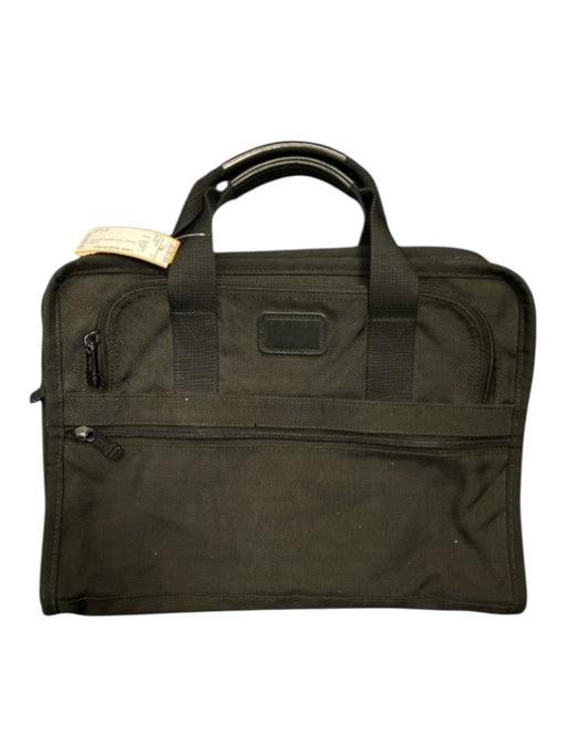 Tumi Black Canvas Solid Satchel Men's Bag Black