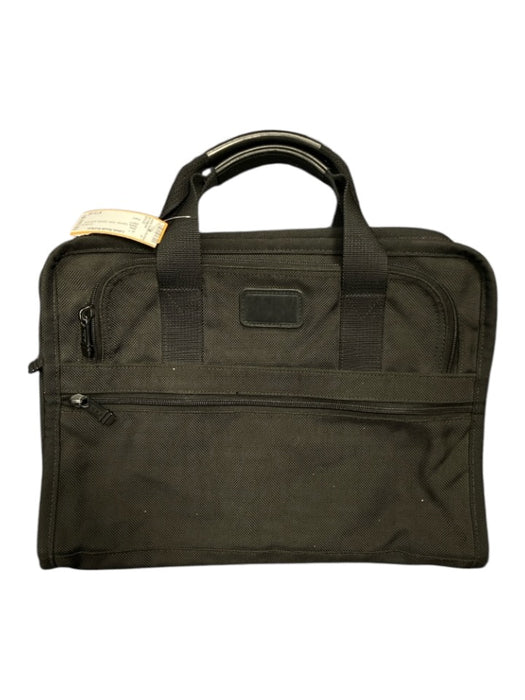 Tumi Black Canvas Solid Satchel Men's Bag Black