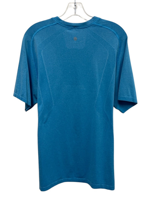Lululemon Size XL Blue Synthetic Heathered Athletic T Shirt Men's Short Sleeve Blue / XL