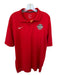 Nike Size L Red & Black Polyester UGA Athletic Men's Polo Red & Black / L