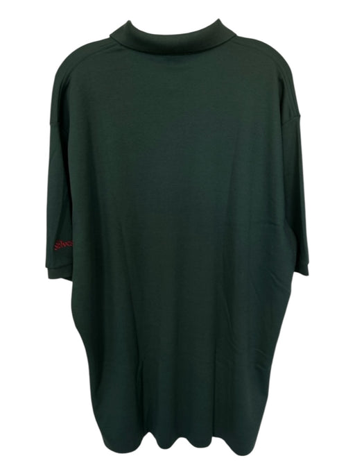 Polo Ralph Lauren Size XL Green & Red Cotton Solid Men's Polo Green & Red / XL