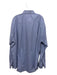 David Donahue Size 18.5 Blue & White Cotton Micro Button up Long Sleeve Shirt Blue & White / 18.5