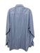 David Donahue Size 18 Blue & White Cotton Micro Button up Long Sleeve Shirt Blue & White / 18