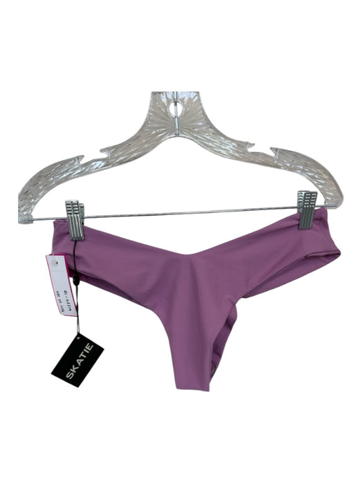 Skatie Brand Size L/XL Purple Recycled Polyester Blend Cheeky Bikini Swimsuit Purple / L/XL
