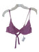 Skatie Brand Size L/XL Purple Recycled Polyester Blend Cheeky Bikini Swimsuit Purple / L/XL