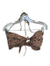 Skatie Brand Size XL Tan & black Recycled Polyester Blend Animal Print Swimsuit Tan & black / XL