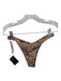 Skatie Brand Size M/L Tan & black Recycled Polyester Blend Animal Print Swimsuit Tan & black / M/L