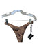 Skatie Brand Size M/L Tan & black Recycled Polyester Blend Animal Print Swimsuit Tan & black / M/L