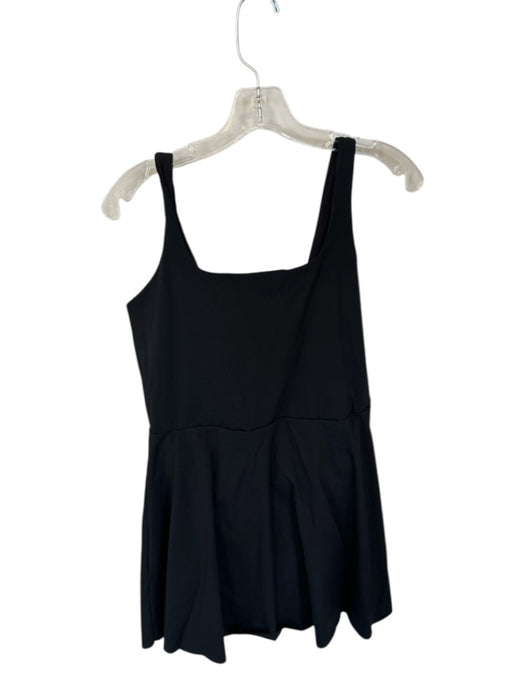 Spanx Size L Black Nylon Blend Sleeveless Mini Athletic Dress Black / L