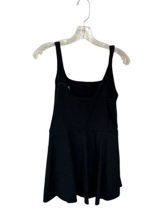 Spanx Size L Black Nylon Blend Sleeveless Mini Athletic Dress Black / L