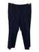 Ann Mashburn Size M Navy Rayon Elastic Waist Crop Trouser Pants Navy / M