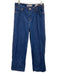 Staud Size 27 Blue Cotton Denim Mid Rise baggy Straight Leg Jeans Blue / 27