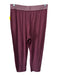 St. John Sport Size L/M Burgundy Red Viscose & Lyocell Jogger Pant Set Burgundy Red / L/M
