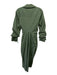 Veronica Beard Size 2 Army Green Cotton Blend Long Scrunch Sleeve V Neck Dress Army Green / 2