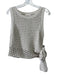Ramy Brook Size M Beige & Gold Cotton Blend Metallic Thread Sleeveless Knit Top Beige & Gold / M
