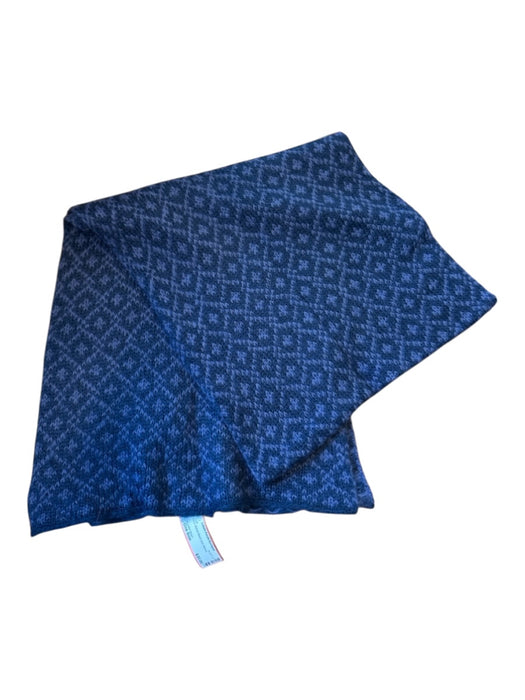 Wooden Ships Navy Mohair Blend Knit scarf Navy / One Size