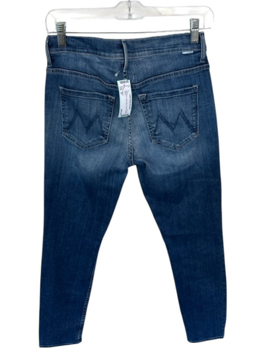 Mother Size 27 Dark Wash Cotton Blend Skinny Denim Jeans Dark Wash / 27