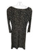 Lauren Ralph Lauren Size 2 Tan & black Polyester Blend Long Sleeve Dress Tan & black / 2