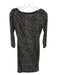 Lauren Ralph Lauren Size 2 Tan & black Polyester Blend Long Sleeve Dress Tan & black / 2