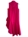 Maeve Size S Pink 100% Cotton Sleeveless solid color High Low Button Down Dress Pink / S
