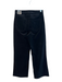 KUT Size 0 Black Cotton Blend High Rise Flare Faux Suede Jeans Black / 0