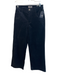 KUT Size 0 Black Cotton Blend High Rise Flare Faux Suede Jeans Black / 0