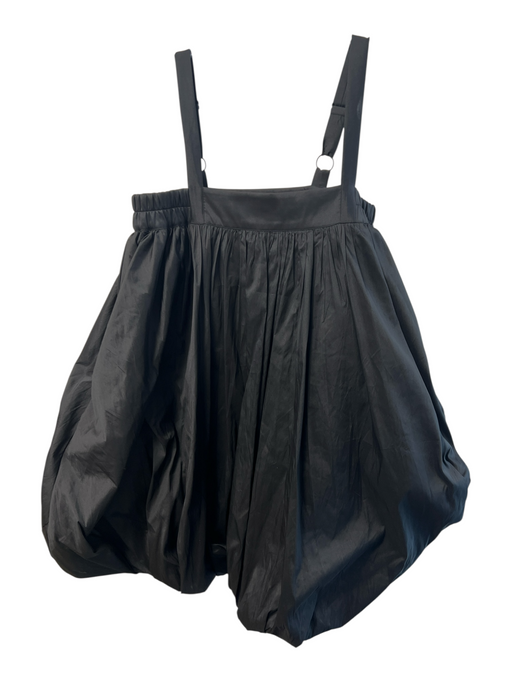 Bloni Size M Black Polyester Bubble Hem Adjustable Strap Sleeveless Sack Dress Black / M