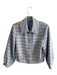 Tyler Boe Size Est S Blue No Fabric Tag Long Sleeve Tweed silver hardware Jacket Blue / Est S