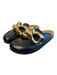 JW Anderson Shoe Size 38 Black Leather Gold hardware Round Toe Flat Mule Shoes Black / 38