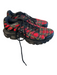Nike Shoe Size 8 Red & Black Manmade Material Almond shape Plaid Lace Up Shoes Red & Black / 8
