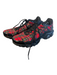 Nike Shoe Size 8 Red & Black Manmade Material Almond shape Plaid Lace Up Shoes Red & Black / 8