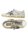 Golden Goose Shoe Size 36 White & Gray Canvas & Leather Animal Print Sneakers White & Gray / 36