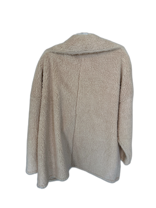 Z Supply Size M Tan Polyester Fuzzy Jacket Tan / M