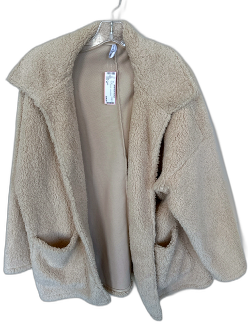 Z Supply Size M Tan Polyester Fuzzy Jacket Tan / M