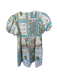 Hunter Bell Size XS White & Multi Cotton Short Balloon Sleeve Botanical Dress White & Multi / XS