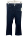 Frame Size 28 Dark Wash Cotton Blend Denim 5 Pocket Button & Zip Fly Flare Jeans Dark Wash / 28