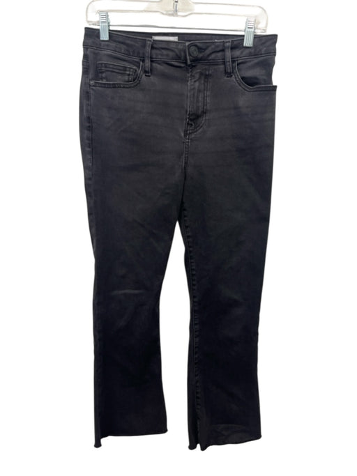 Frame Size 28 Charcoal Black Cotton Blend Denim 5 Pocket Button & Zip Fly Jeans Charcoal Black / 28