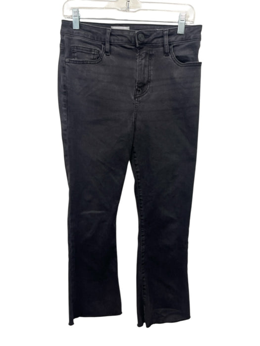 Frame Size 28 Charcoal Black Cotton Blend Denim 5 Pocket Button & Zip Fly Jeans Charcoal Black / 28