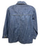 J. McLaughlin Size XS Medium dark wash Cotton Blend Chambray Button Front Jacket Medium dark wash / XS
