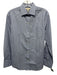Ann Mashburn Size S Blue, White & Black Cotton Striped Long Sleeve Button Up Top Blue, White & Black / S