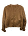 J. McLaughlin Size S Brown Polyester Faux Shearling Button Front Jacket Brown / S