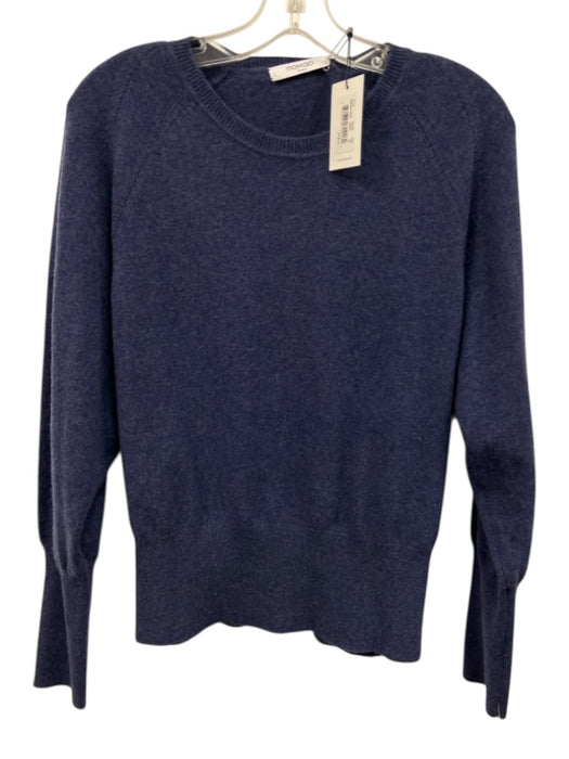 Nomad Size XS Blue Cashmere Heathered Ribbed Trim Raglan Sweater Blue / XS
