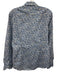 J. McLaughlin Size S Blue & Brown Cotton Blend Long Sleeve Floral Top Blue & Brown / S