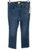 Ann Mashburn Size 27 Med Wash Cotton Denim 5 Pocket Contrast Stitch Jeans Med Wash / 27