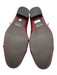 handmade Shoe Size 40 / 9.5 Red Leather Round Toe T Strap Mary Jane Flats Red / 40 / 9.5