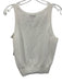 Vince Size M White Cotton & Polyamide Sleeveless Knit Scoop Neck Tank Top White / M
