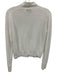 Vince Size S White Cotton & Polyamide Long Sleeve Knit Buttons Collar Cardigan White / S