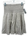 J Crew Size XST Beige Linen Smocked Waist Band Gathered Skirt Beige / XST